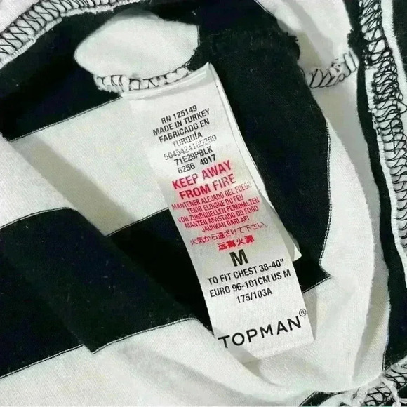 Cool Mickey - Mickey Mouse & Friends Women's Striped Crew Neck Medium T-Shirt - Picture 4 of 5